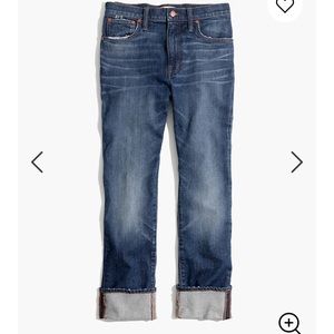 Madewell high-rose slim boy jean